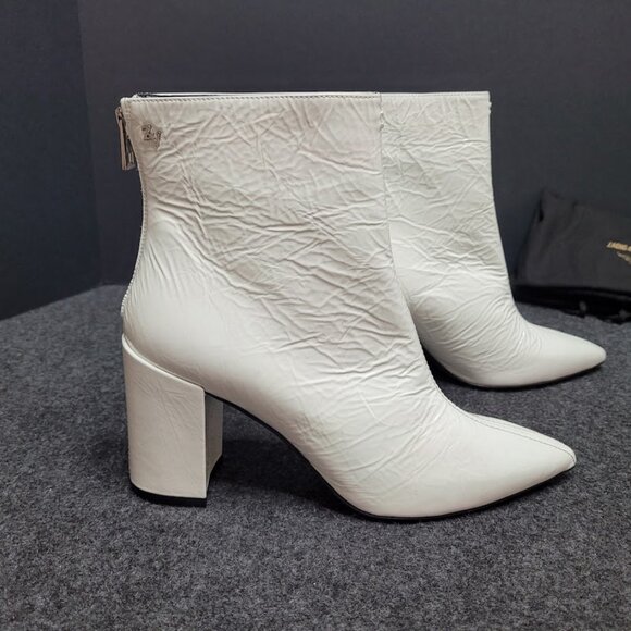 NWOB Zadig & Voltaire Women's Glimmer Block Heel Ankle Booties EU-39 US-8.5 - Picture 5 of 13